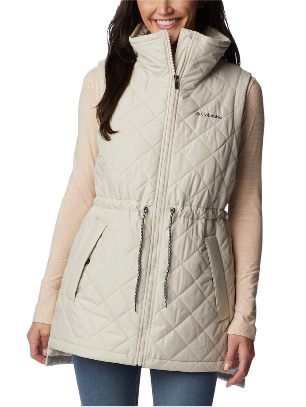 NWT Columbia Women's Copper Crest II Midweight Vest Cream Medium